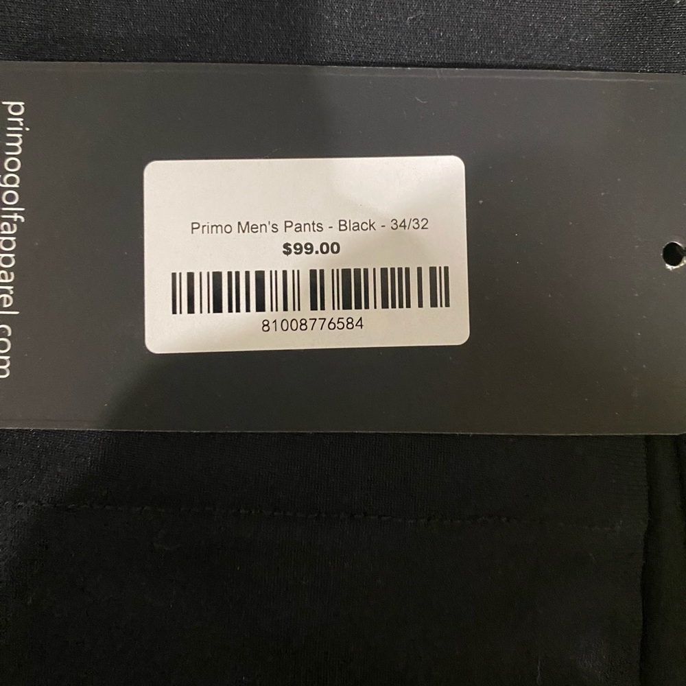 Primo Mens Pants - Black - 32/34